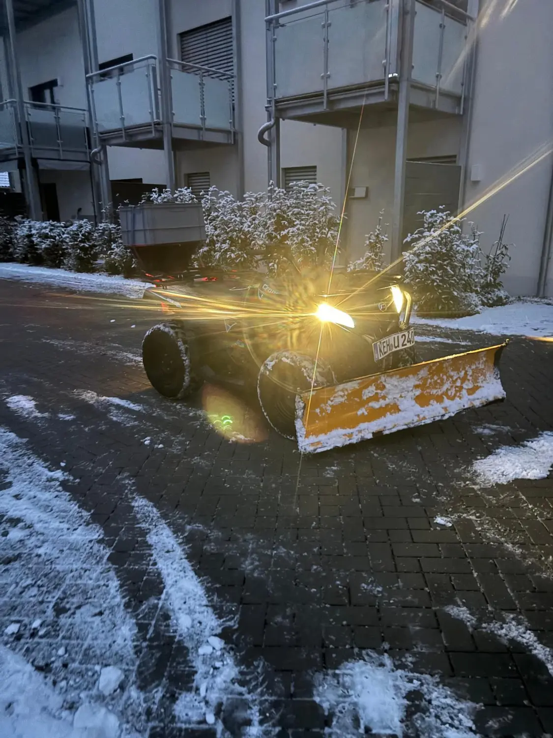 Winterdienst durch Dienstleistungsbetrieb Tanzillo